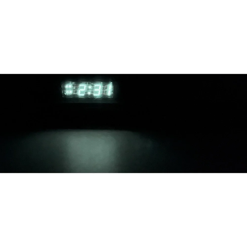 Vintage PANASONIC Alarm‎ Clock Radio AM/FM LED Digital Wood Grain RC-65 Works